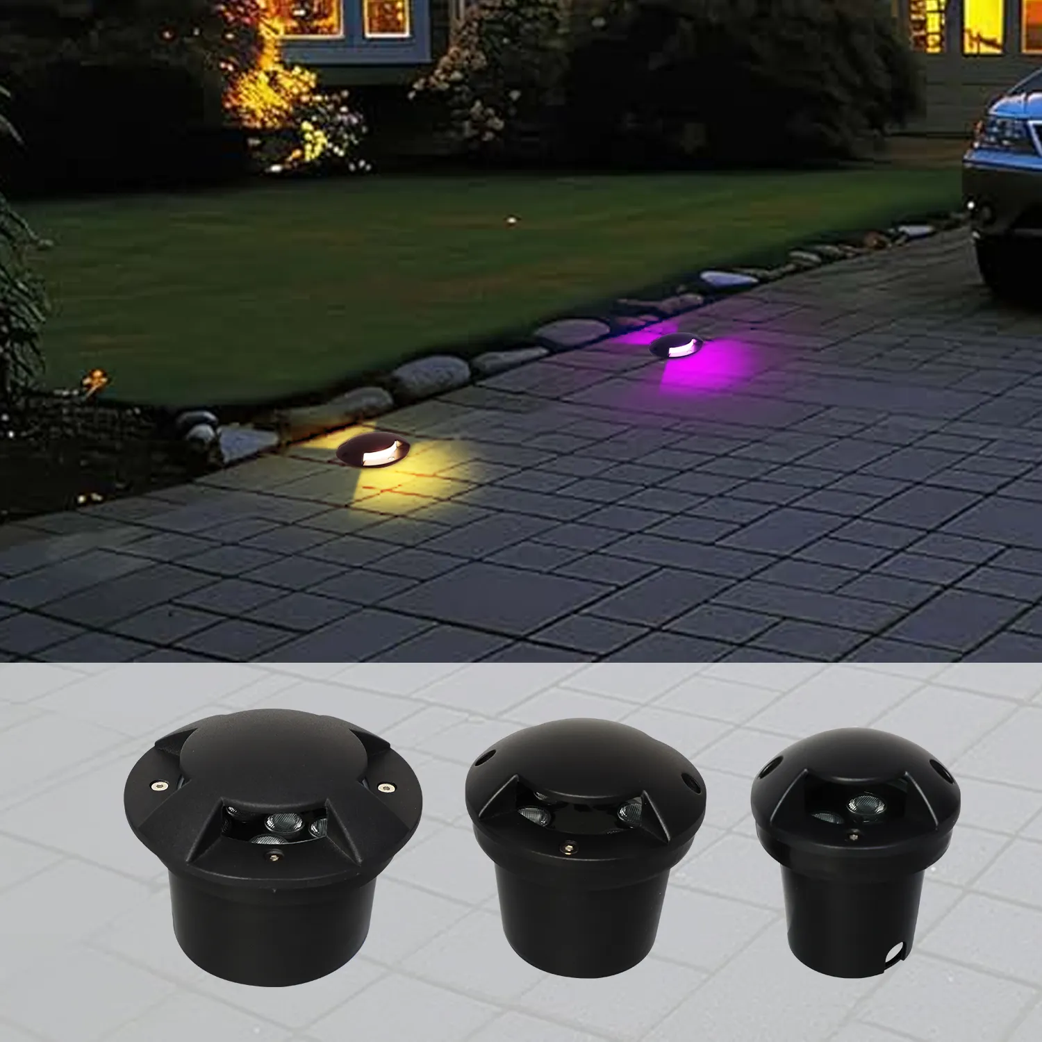 in ground well lights led